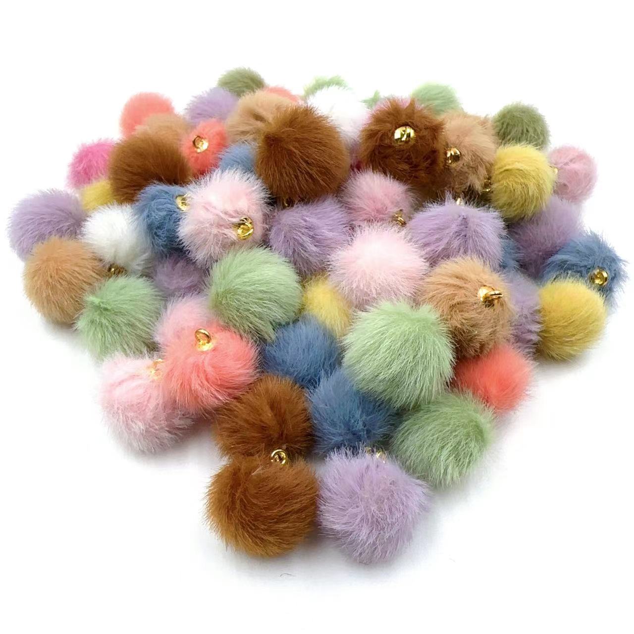 Small Hook Pompom Beads