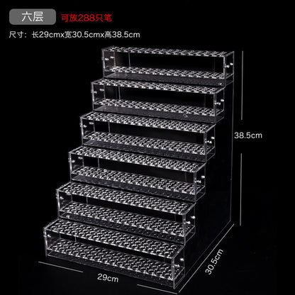 Pen Display Stands 48,96,144,192,240,288 Positions,Single,Double,Triple, Four,Five and Six Tiers