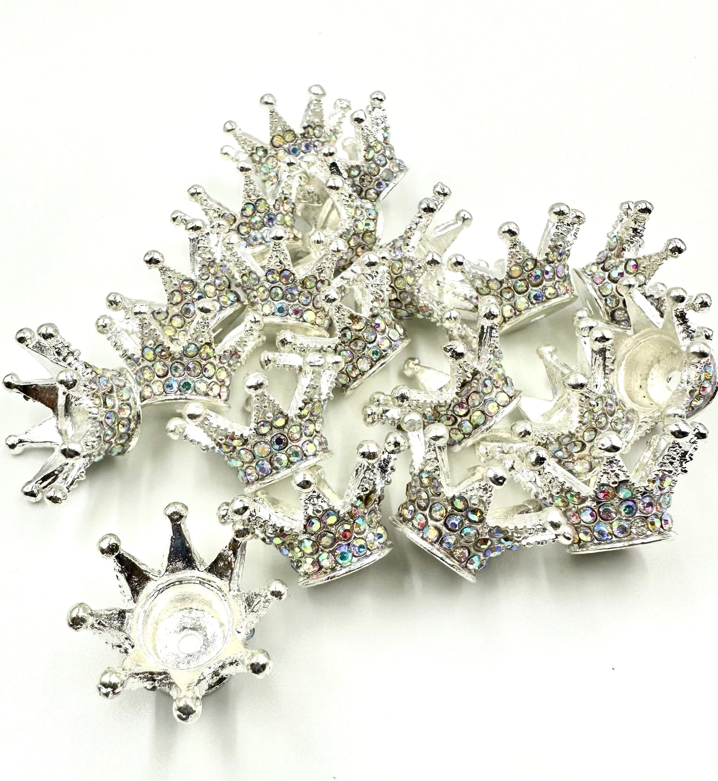 Rhinestone Crown 20pcs(gold&silver)