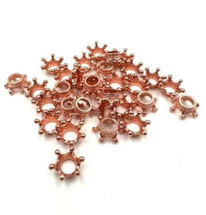 Small Metal Crown 100pcs(gold&silver&rosegold)